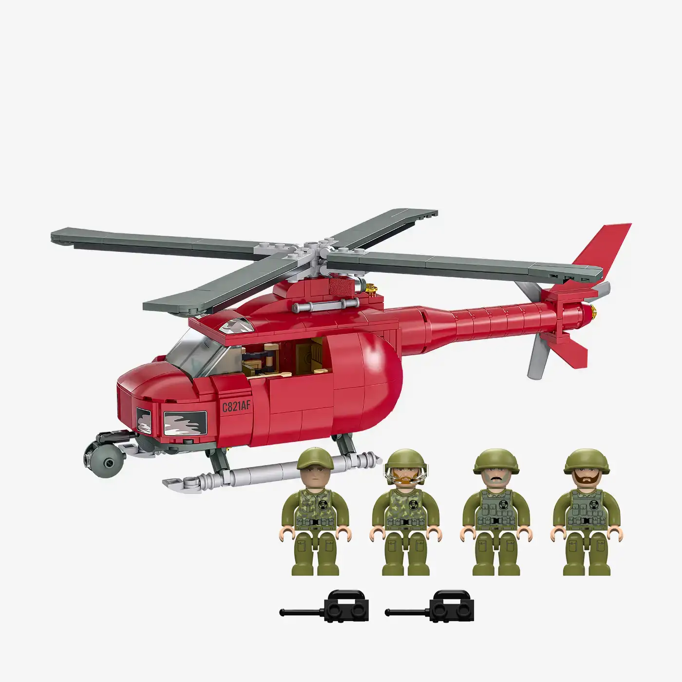 BlueBrixx 108821 – Die drei ???: Toteninsel: Hubschrauber